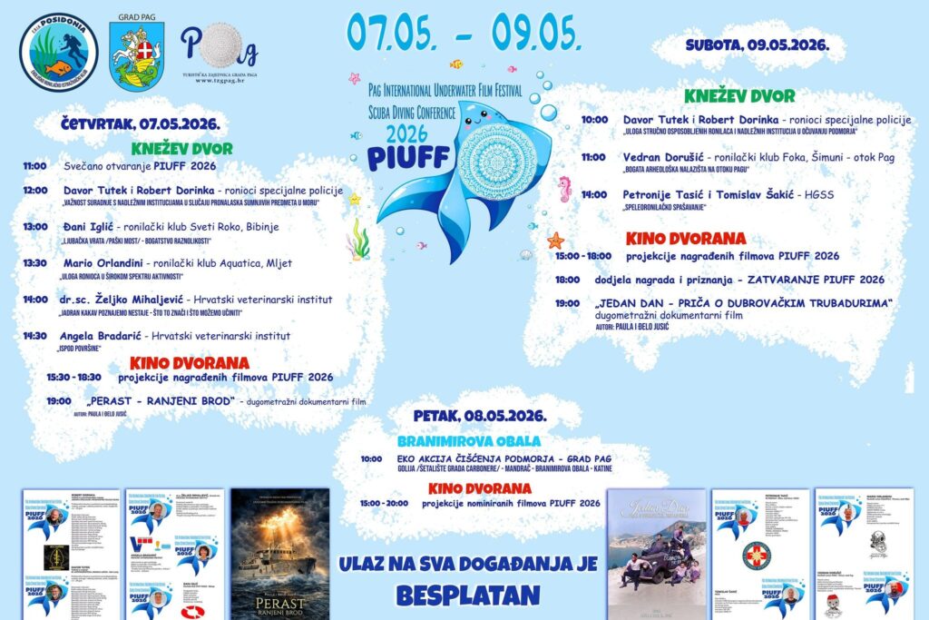 PIUFF: Festival podvodnog filma u Pagu